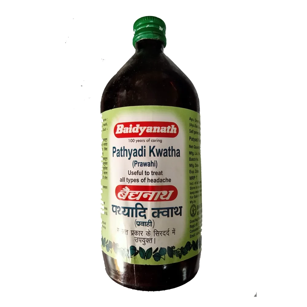 Baidyanath Pathyadi Kwath - kadha, 450 ml-1.webp